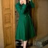 wool doublebreasted 50's coat
