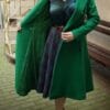 wool doublebreasted 50's coat