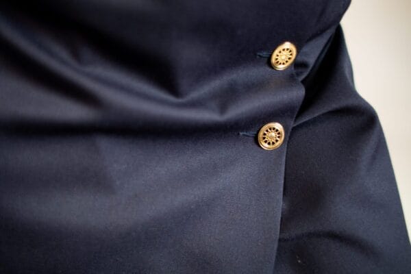 Wrap skirt with four buttons